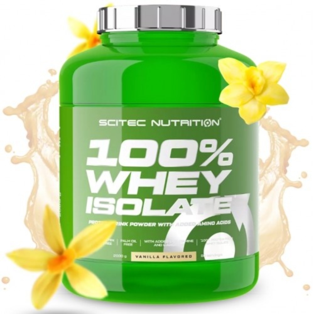 Протеин Scitec Nutrition 100% Whey Isolate 1816 g Ваниль