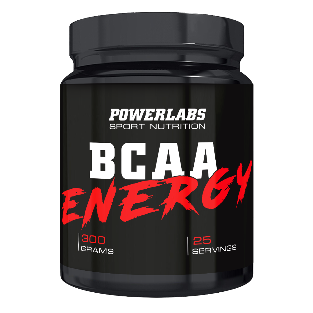 BCAA PowerLabs BCAA Energy (БЦАА) 300 g Апельсин